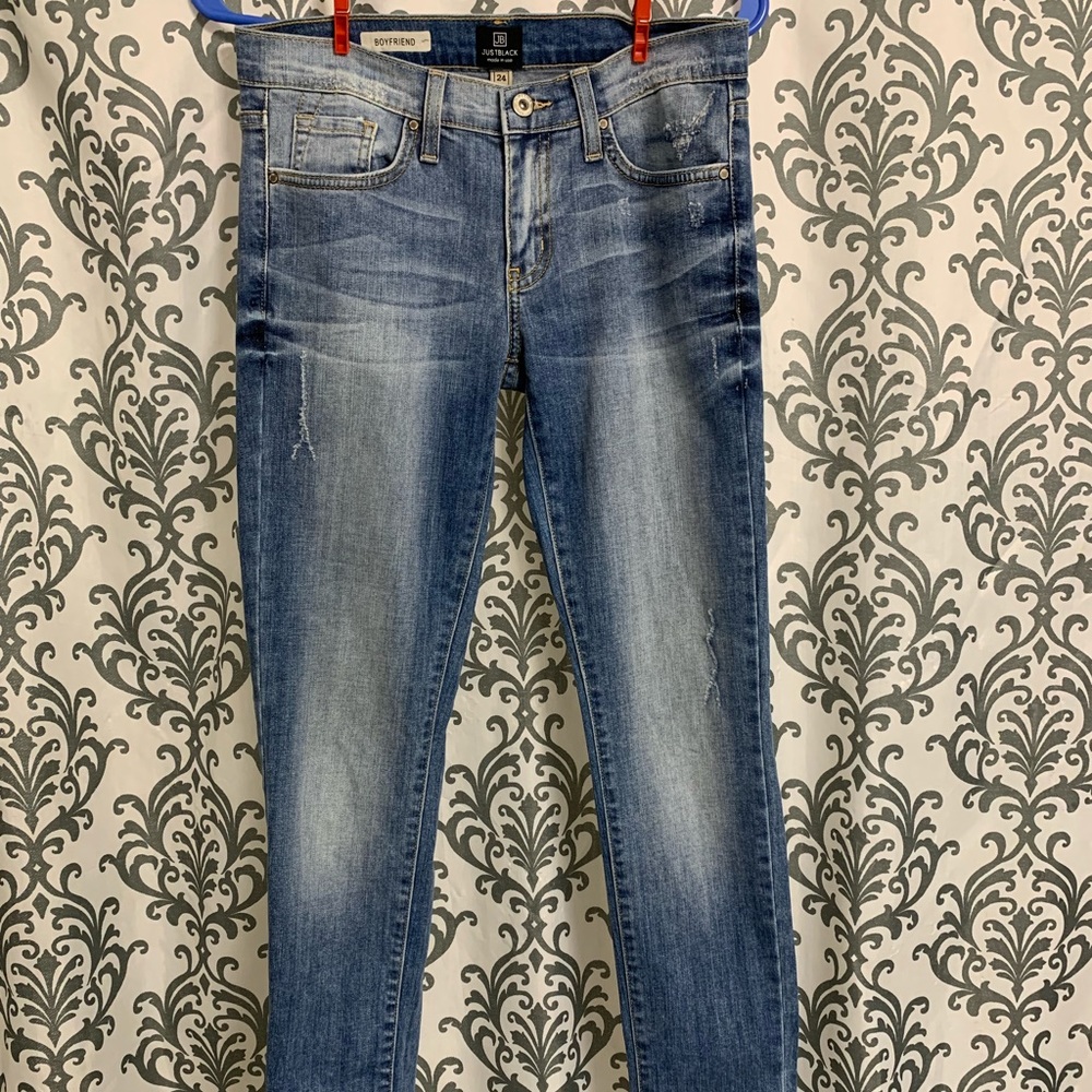 Women’s Just Black Boyfriend jeans